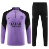 Paris Saint-Germain Purple Version Sweat d'Entraînement Quarter-Zip 2023-24 Enfant